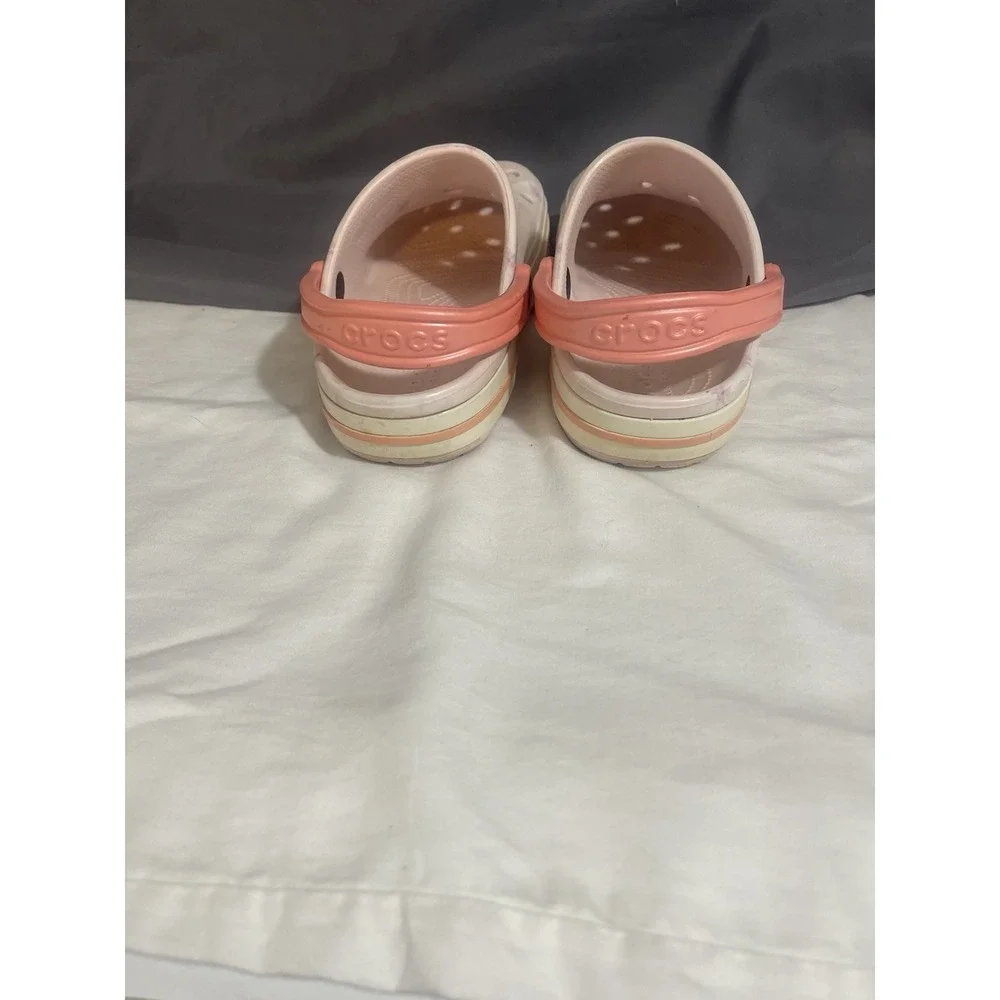 Women's Floral Slip-On Comfort Clogs - Pink/Peach